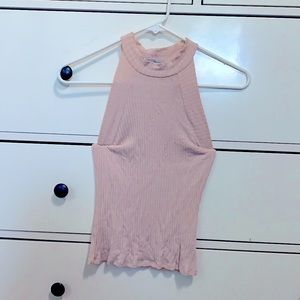 Light Pink crop top, size small
